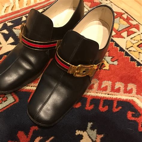 vintage gucci shoe clasp|Vintage Gucci Shoes .